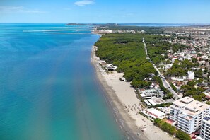 Family Apartment, 2 Bedrooms, Balcony, Sea Facing (Beach Front Terace) | Beach - Beach Front Terace (Qendër Vlorë)