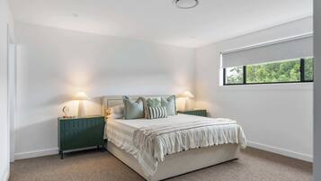 4 bedrooms, iron/ironing board, travel crib, WiFi