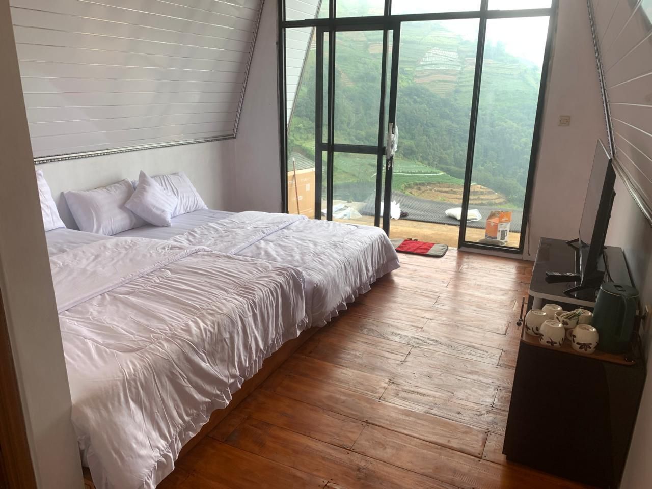 Chambre Quadruple Familiale, vue montagne