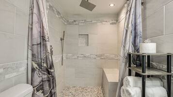 Hair dryer, towels