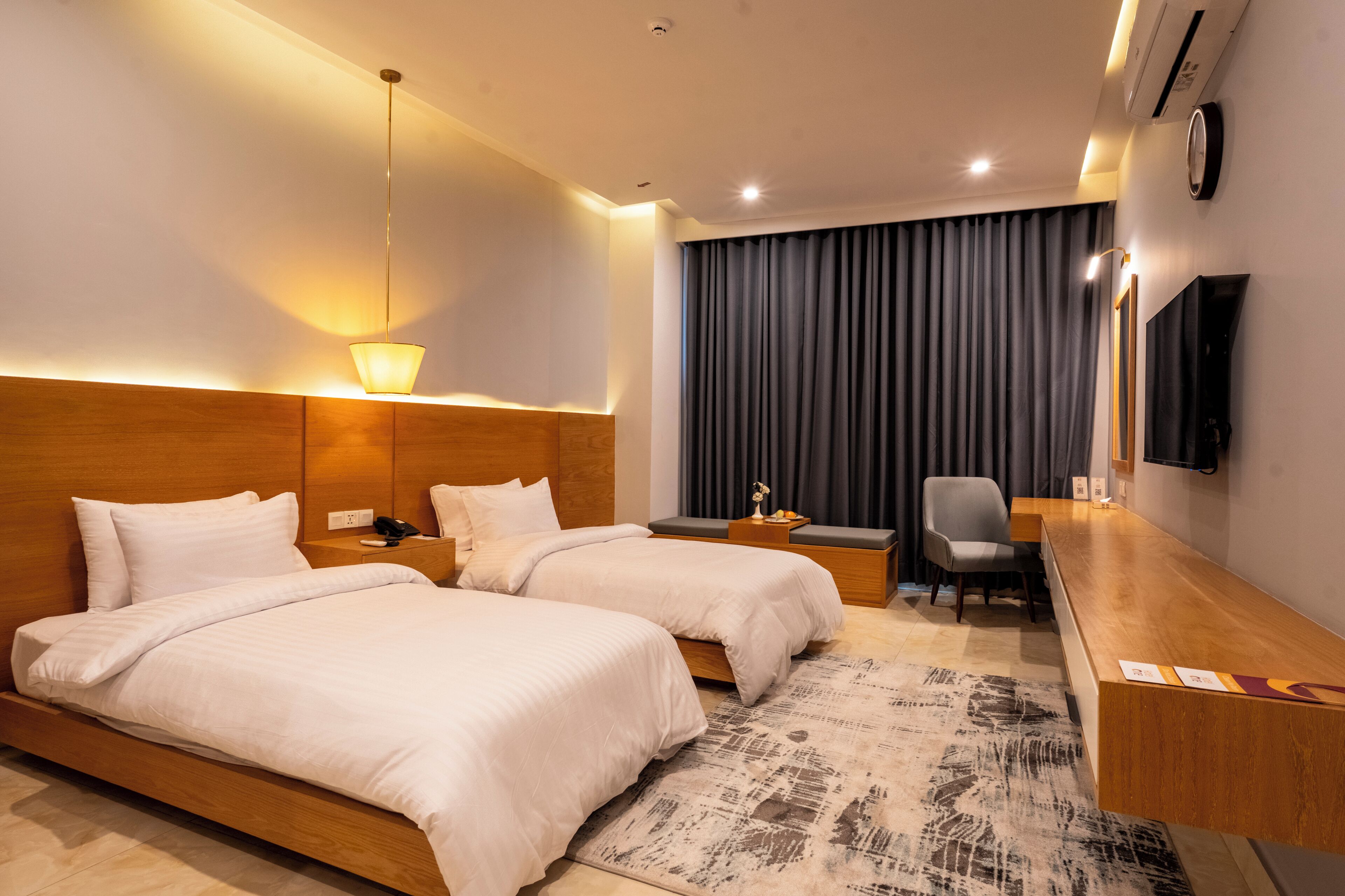 Kahden hengen deluxe-huone (kaksi sänkyä)