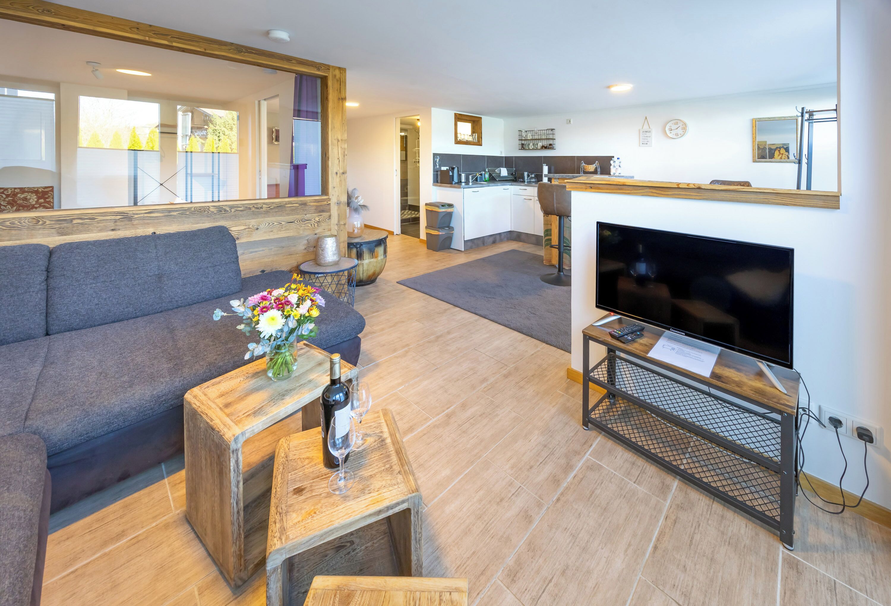 Studio, Bergblick | Wohnbereich