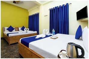 Neljän hengen deluxe-huone, ilmastointi