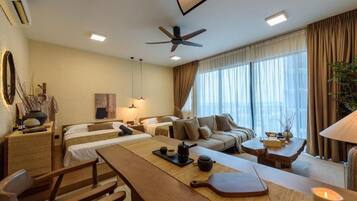 Appartement, vue piscine