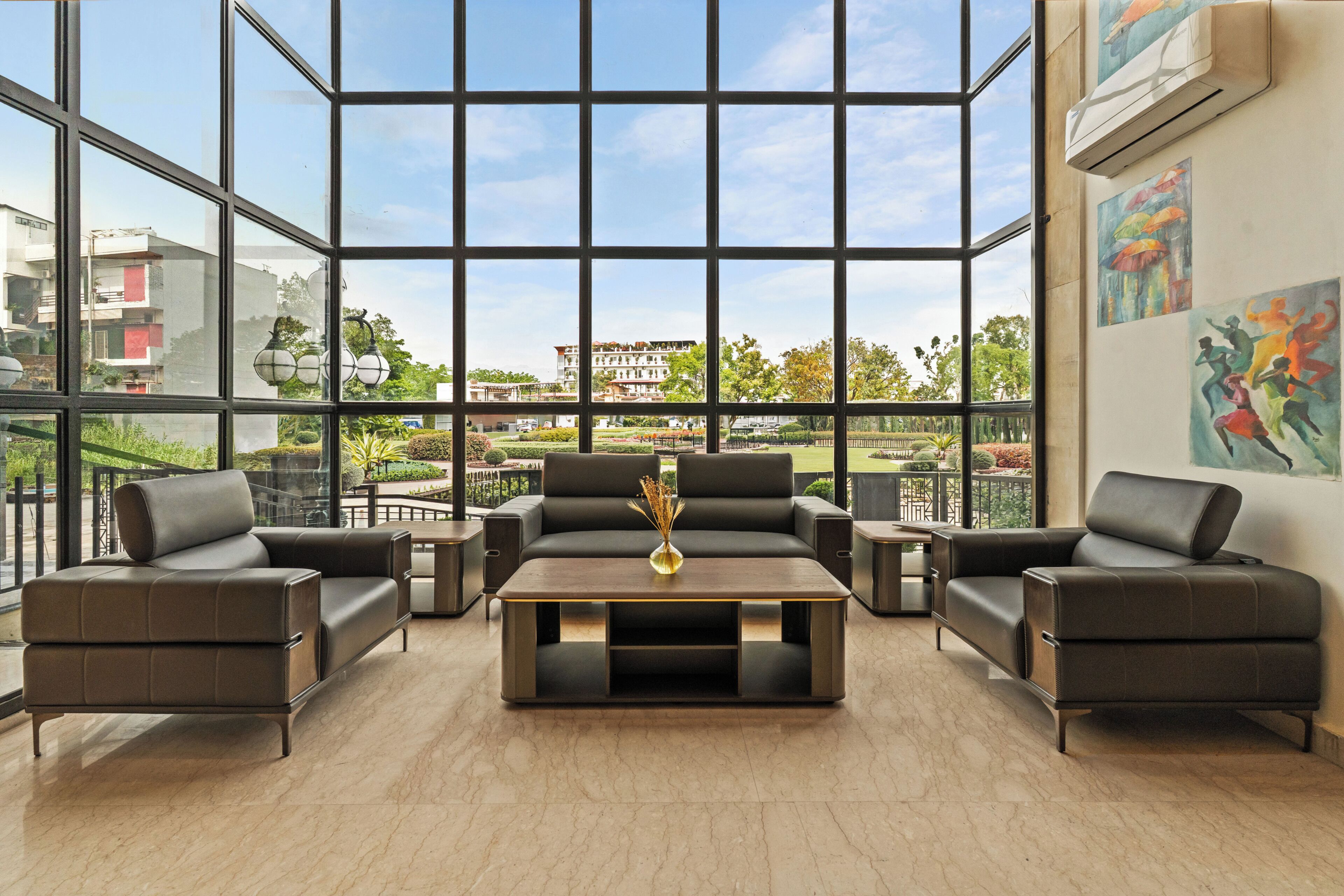 Lobby sitting area