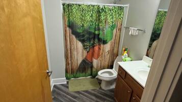 Towels, soap, toilet paper