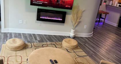 Welcome to your fun 2BR/2BA arcade loft—relax, play, and enjoy your stay!!