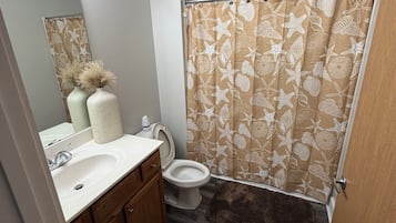 Towels, soap, toilet paper