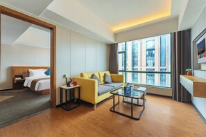 Perhesviitti, kaupunkinäköala | Oleskelualue