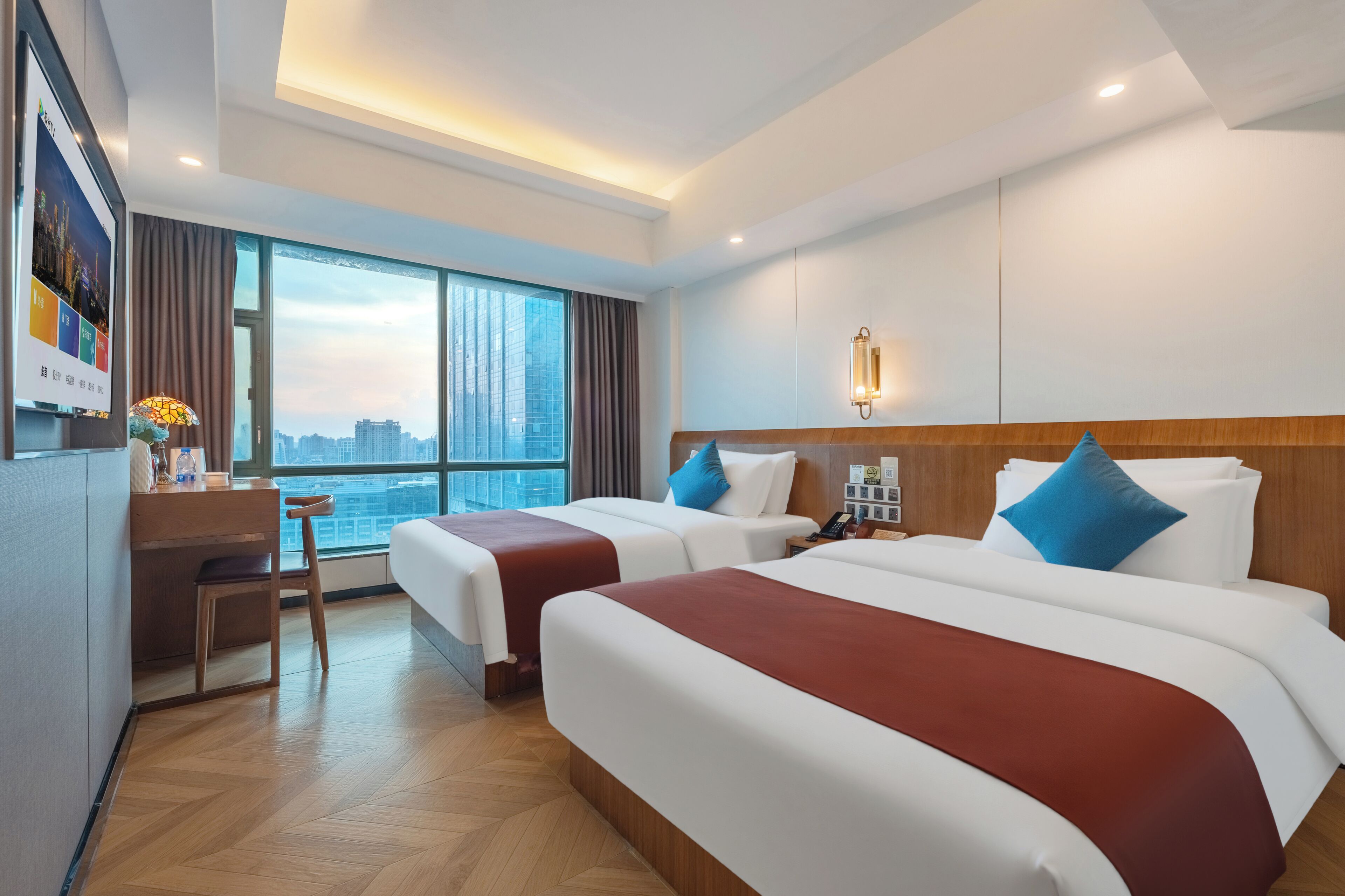 Basic Double Room, City View