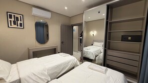 1 habitación, internet y acceso para silla de ruedas 