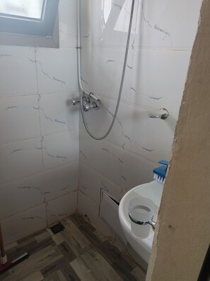 Towels, soap, toilet paper