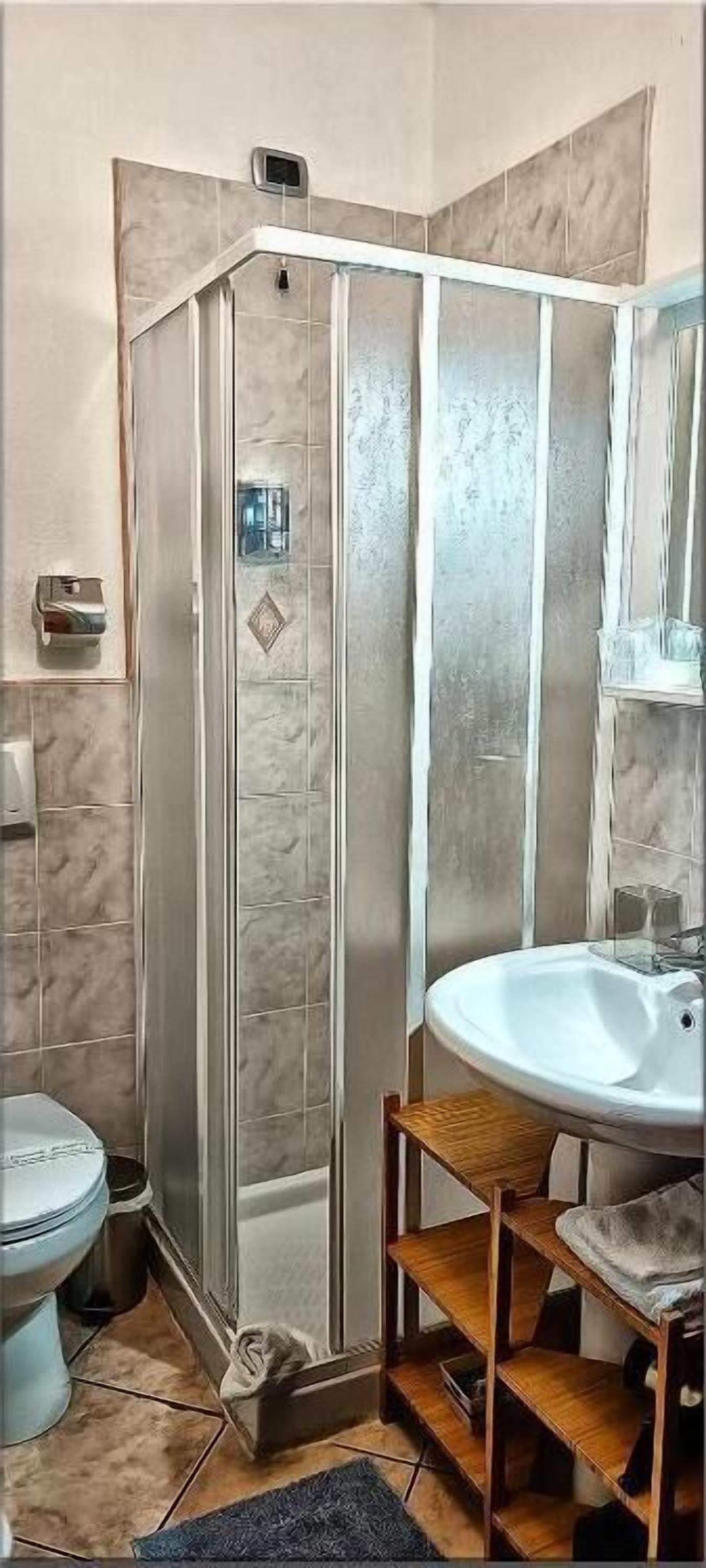 Doppia Deluxe, vista giardino | Bagno