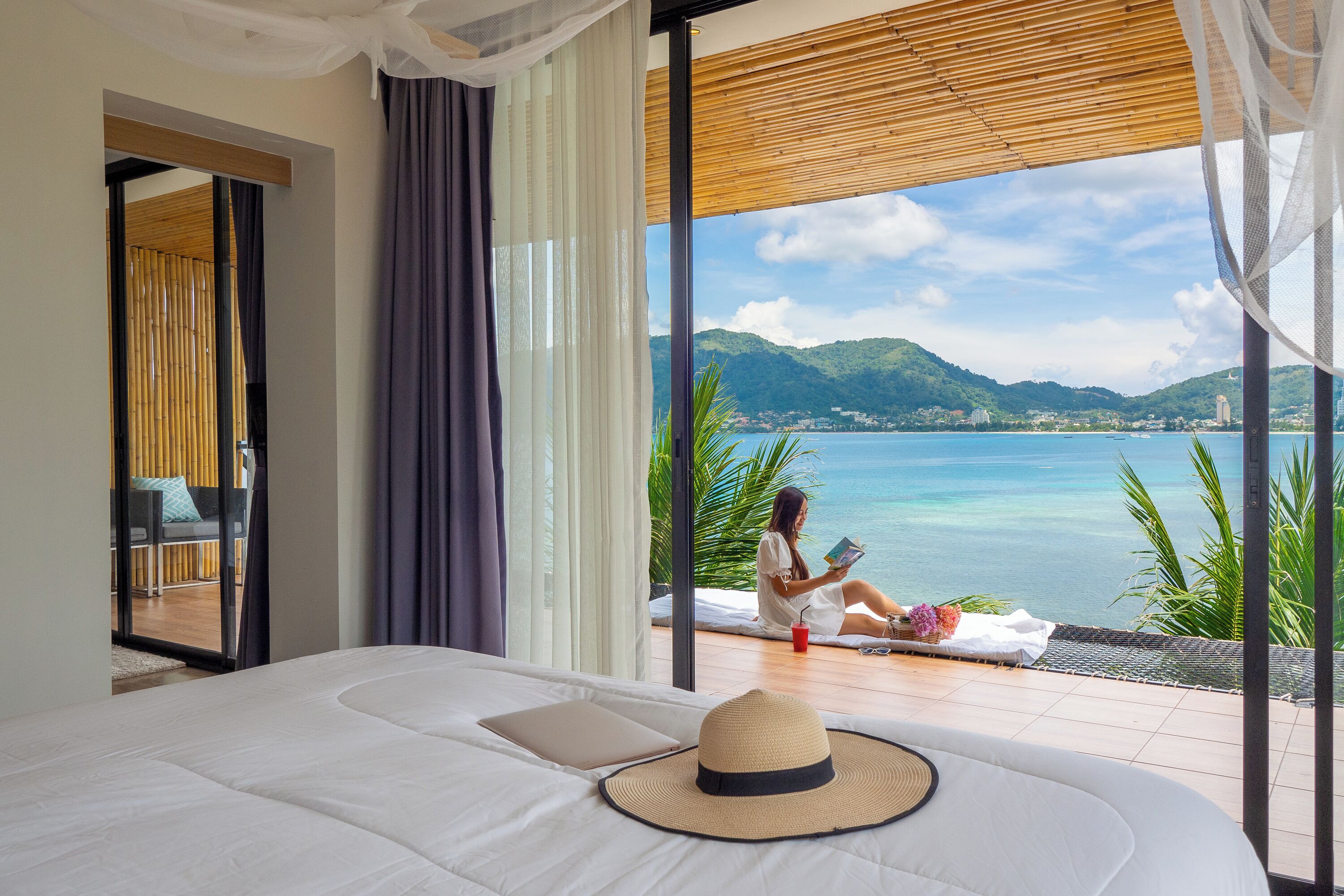 Family Twin Room, Sea View