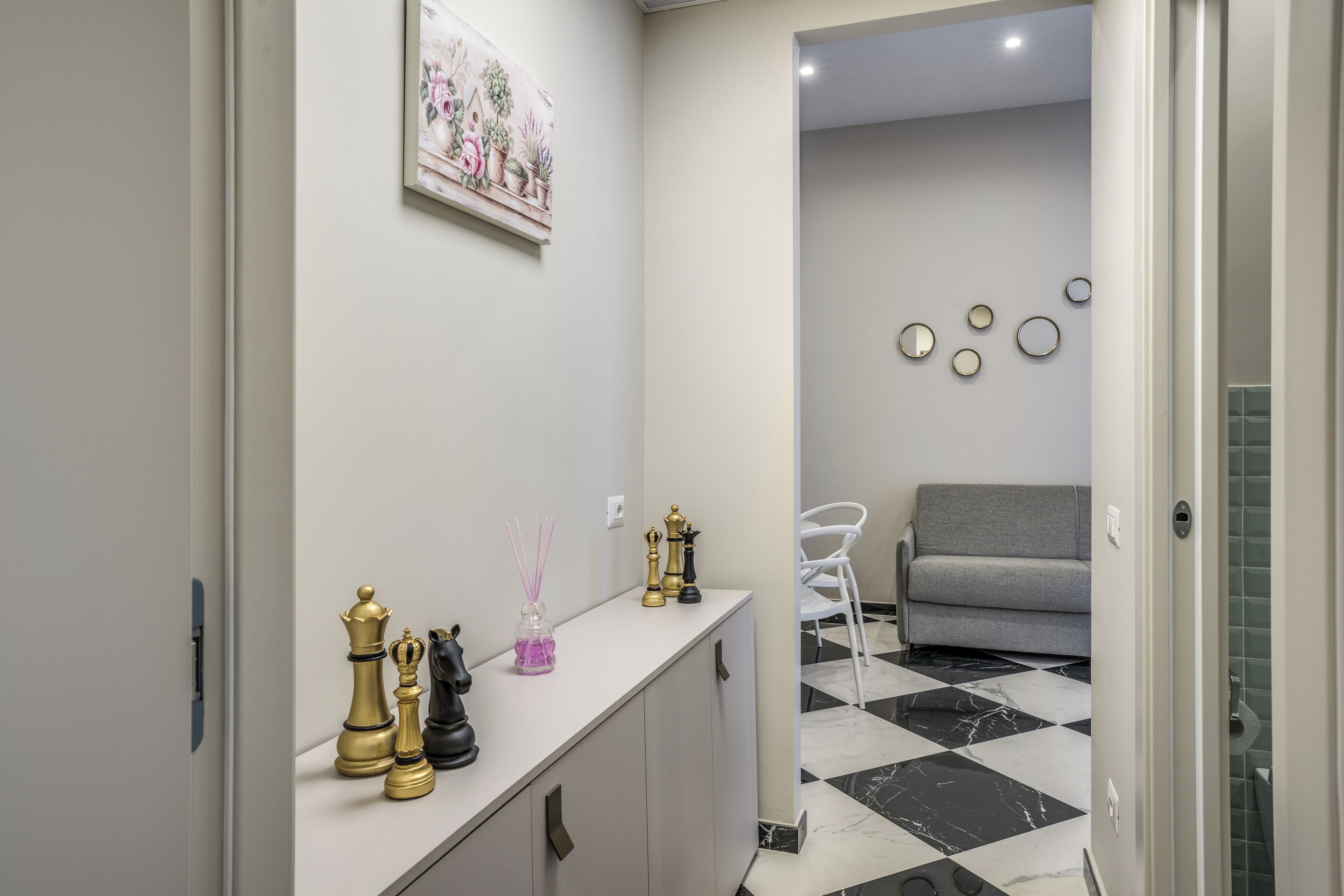 Leilighet, balkong | Oppholdsområde