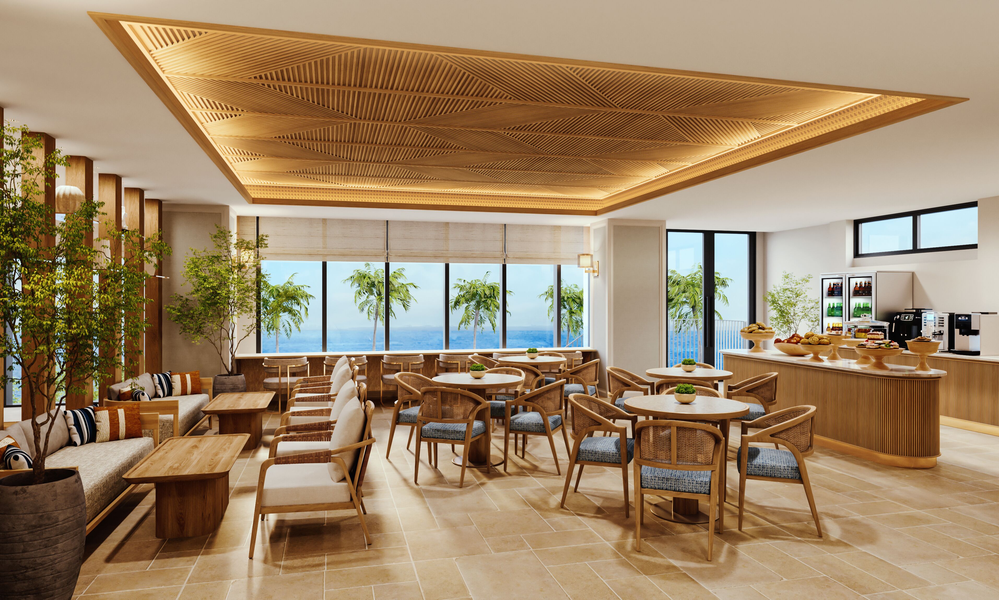 Suite, no fumadors, vistes al mar (VIP with Lounge Access, Top Floor) | Equipament de l'habitació