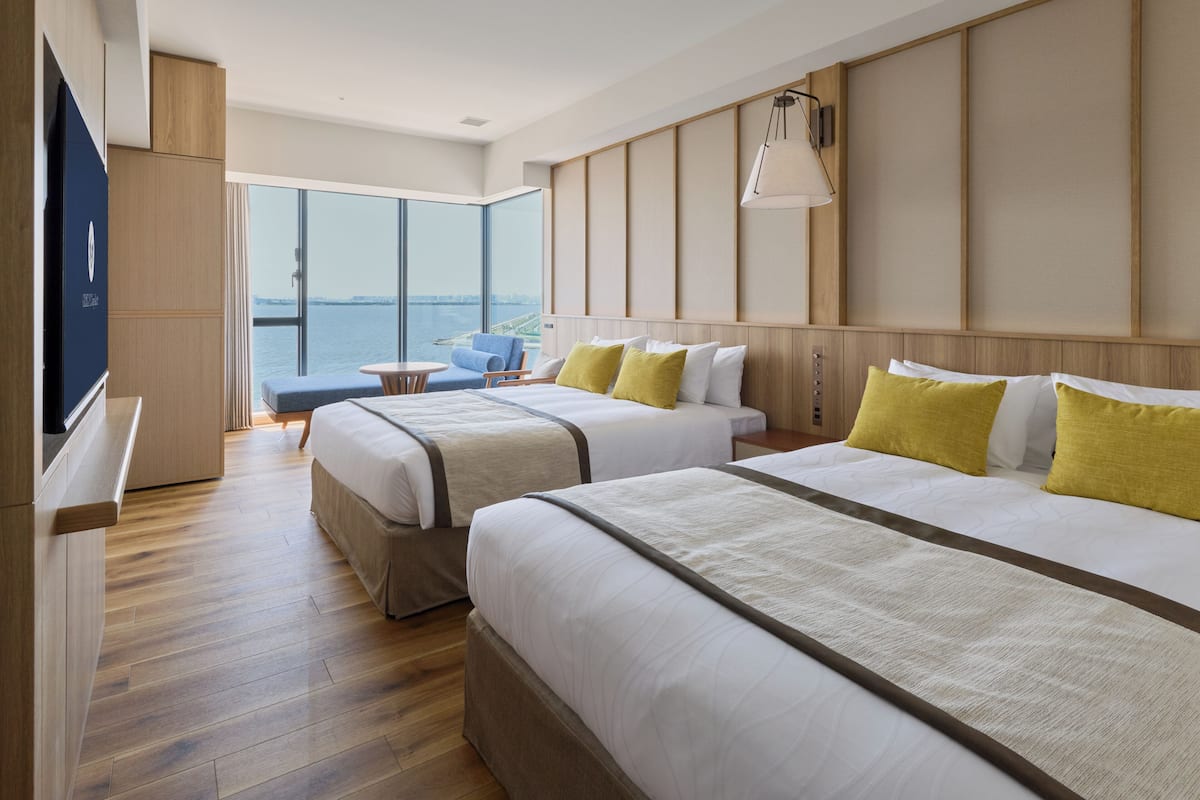 Deluxe-Zimmer, Nichtraucher, Eckzimmer (Ocean Front, Park Side, High Floor) | Zimmersafe, kostenloses WLAN, Bettwäsche