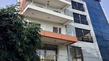 Voorkant van accommodatie