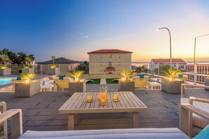 Terrace/patio - Stylish vacation apartment in Crikvenica with pool (Crikvenica)