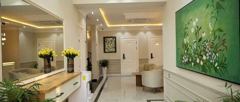 Dubbelrum eller tvåbäddsrum | Reception