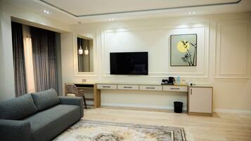 Dobbelt- eller tomannsrom | Oppholdsområde