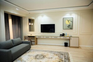 Dobbelt- eller tomannsrom | Oppholdsområde