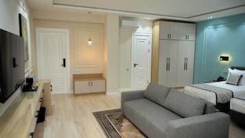 Dobbelt- eller tomannsrom | Oppholdsområde