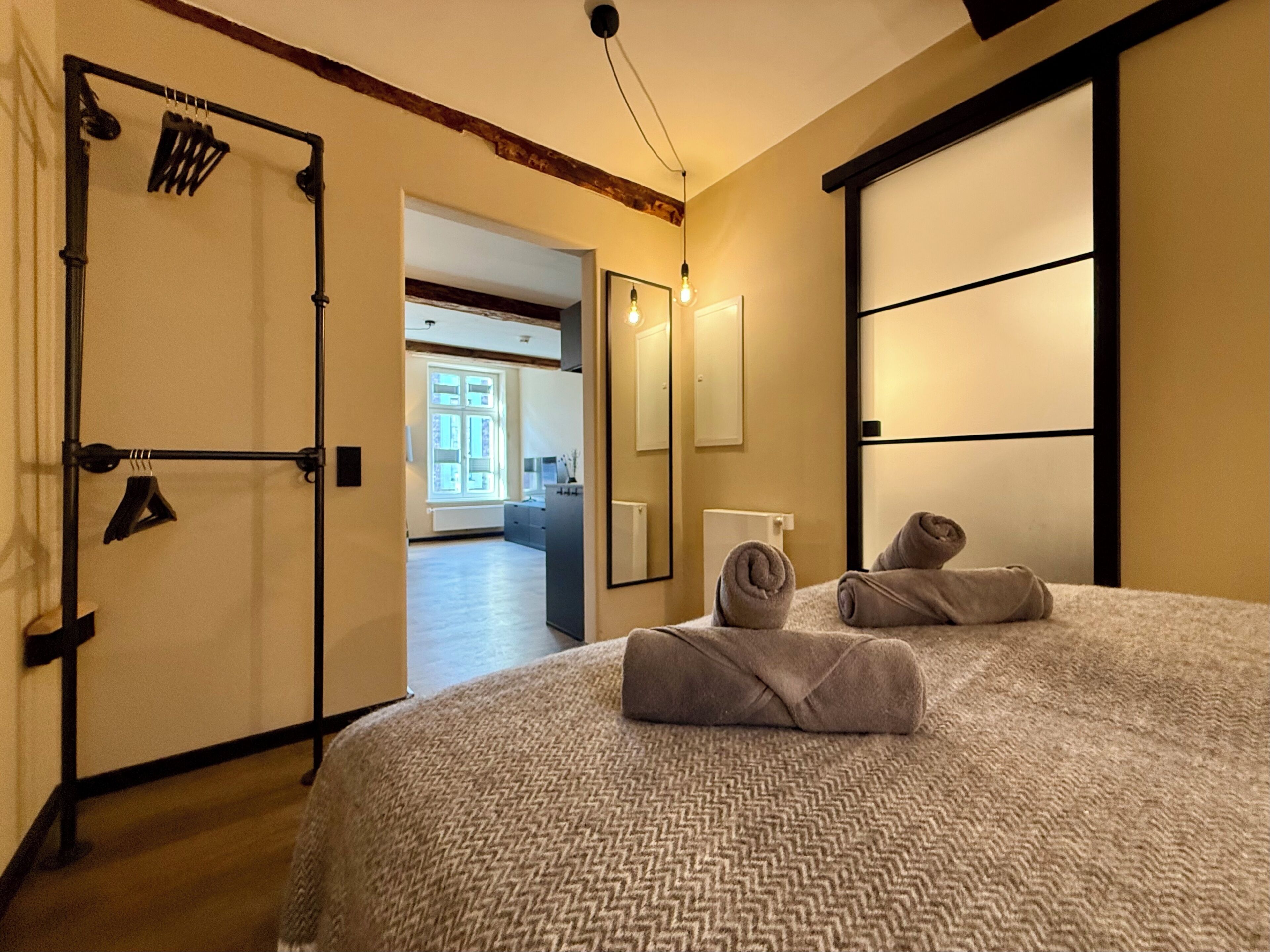 1 Schlafzimmer, Bügeleisen/Bügelbrett, kostenloses WLAN, Bettwäsche