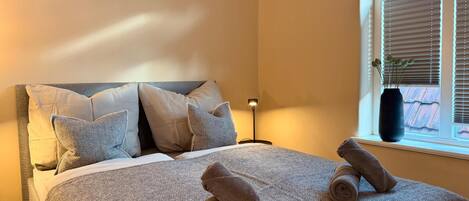 1 Schlafzimmer, Bügeleisen/Bügelbrett, kostenloses WLAN, Bettwäsche