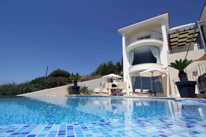 Pool - Breathtaking Villa, Panoramic Sea View, Infinity Pool, 3BDR (Tala)