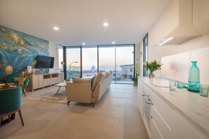 Living area - 200m NEW A Villa with private, heated pool and amazing ocean view (Costa Adeje)