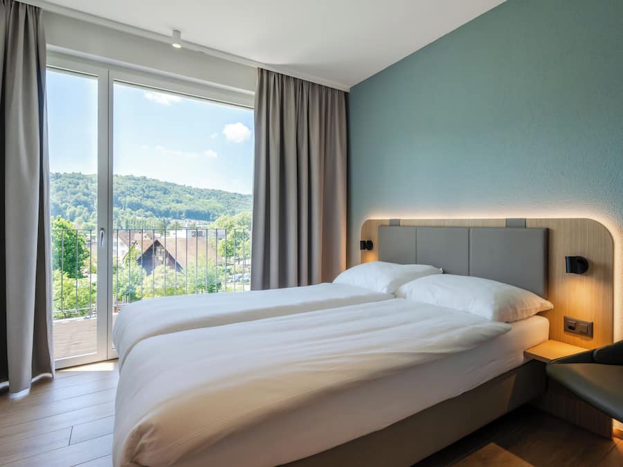 Standard Double Room, Garden View | In-room safe, desk, laptop workspace, blackout drapes