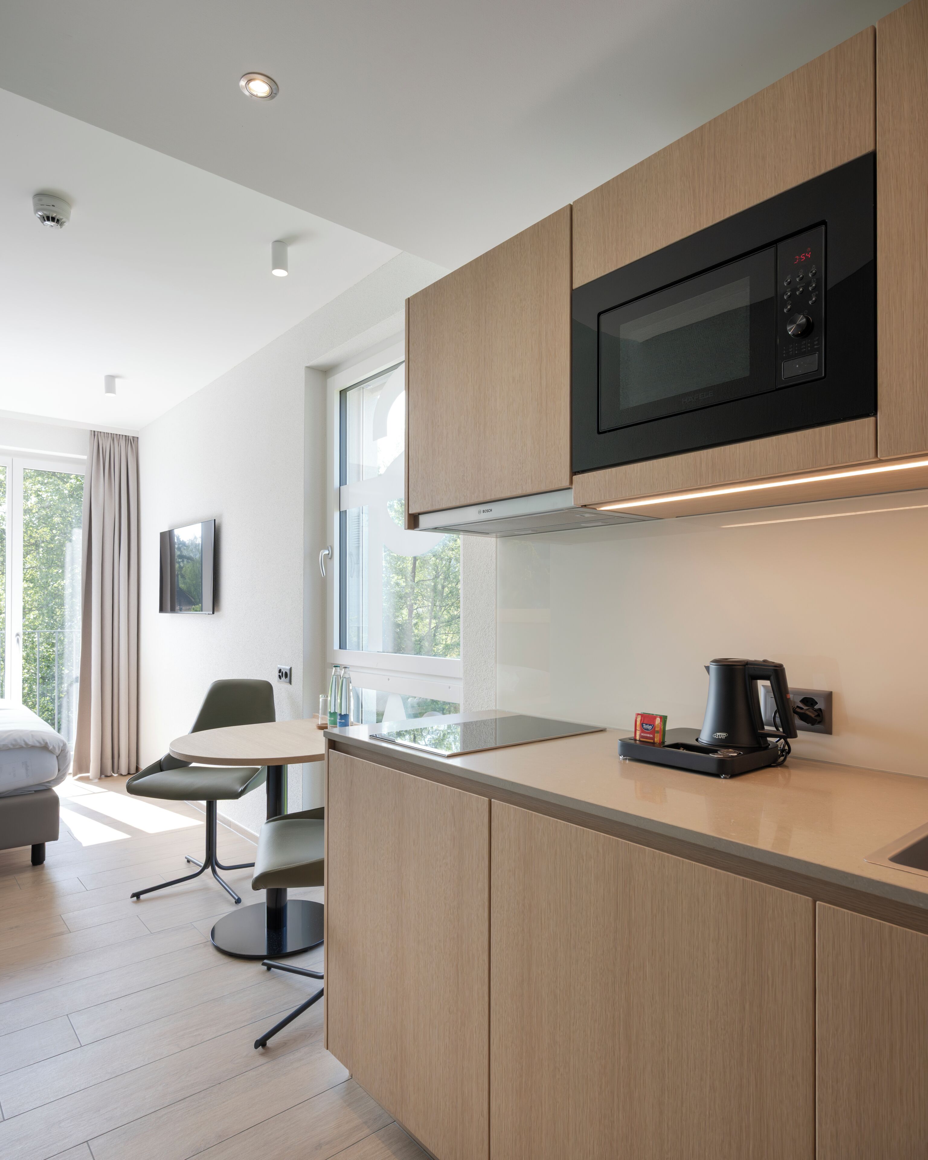 Standard-Apartment, Gartenblick | Eigene Küche