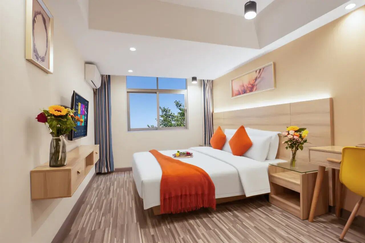 Economy-Doppelzimmer, Stadtblick