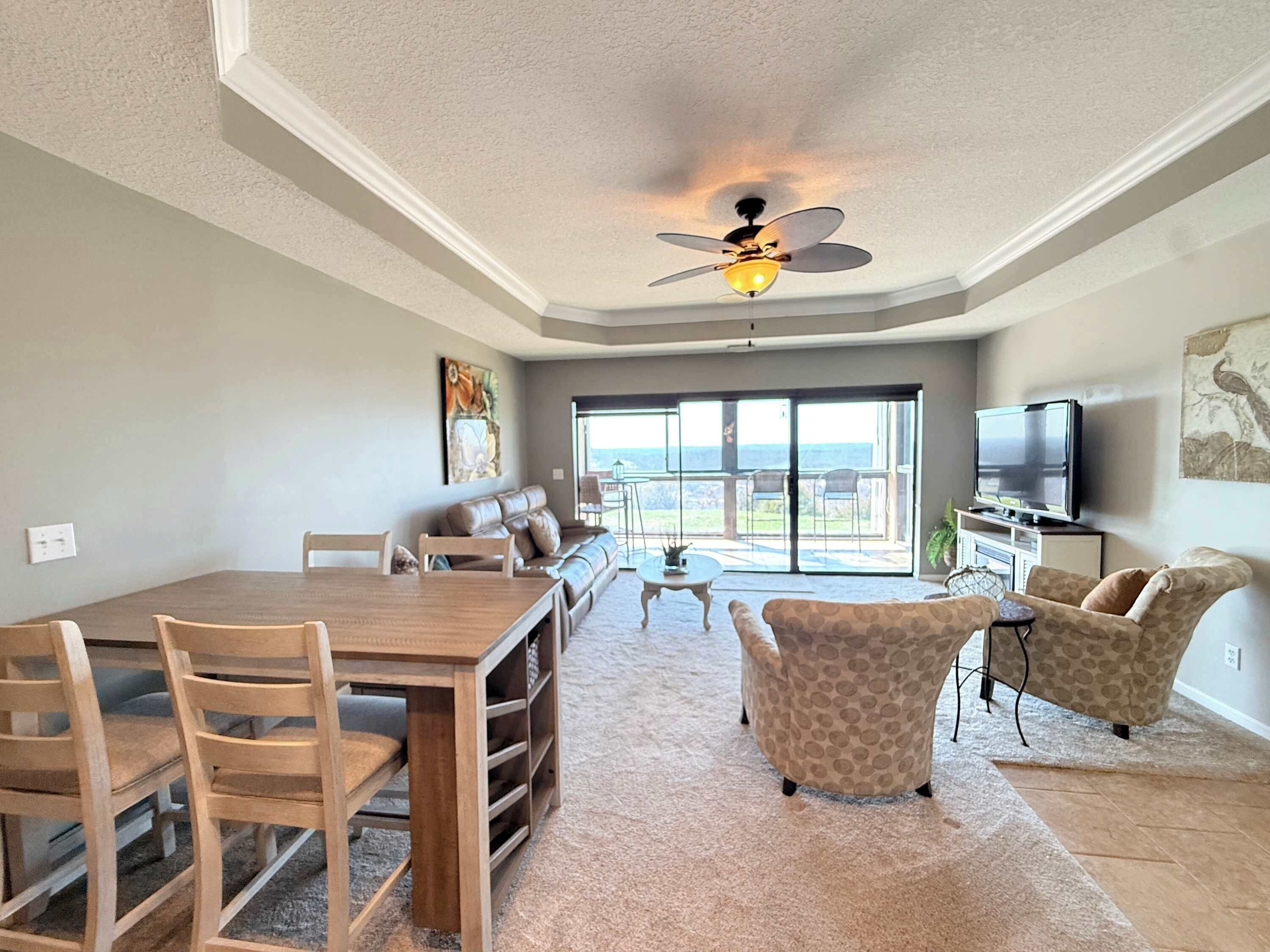 Appartement, meerdere bedden, patio (Sunset Ridge) | Woonruimte