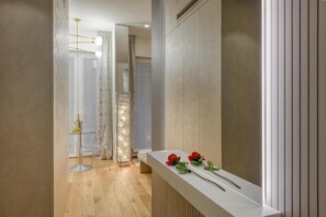 Departamento Deluxe, balcón, vista al patio | Interior