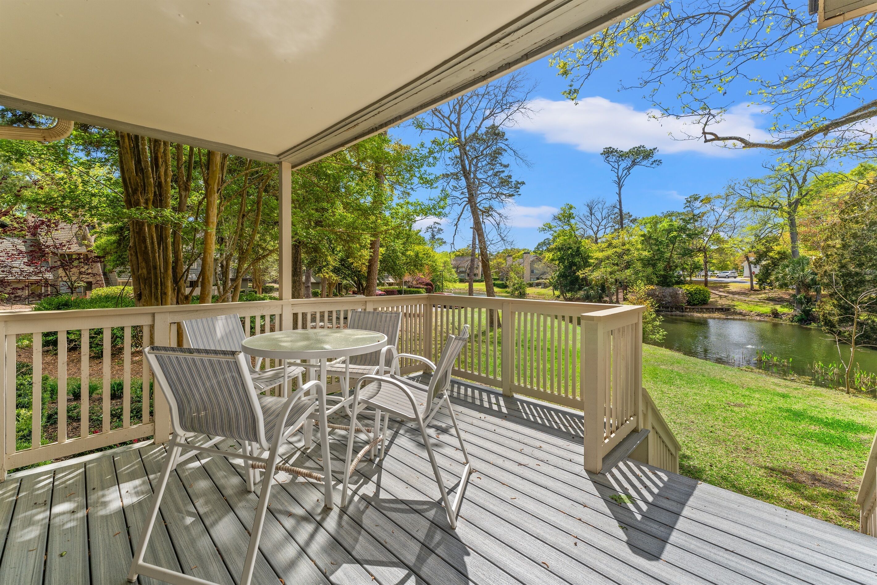 Peaceful desk, just shit back and soak up the sun