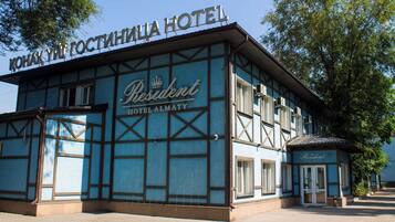 Voorkant van accommodatie