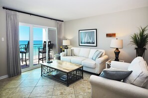 TV - Emerald Isle 601 •  Beachfront 2Br-2Ba •  Beachfront Top Floor, Ocean View- Free Bch Srvc (Fort Walton Beach)