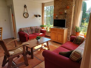 Smart TV, books, stereo