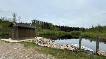 Casa, 2 habitaciones, balcón | Sauna