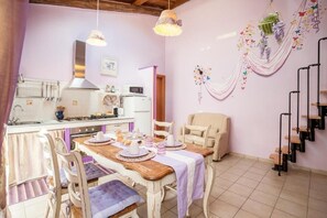 Suite, uitzicht op stad | Dineren