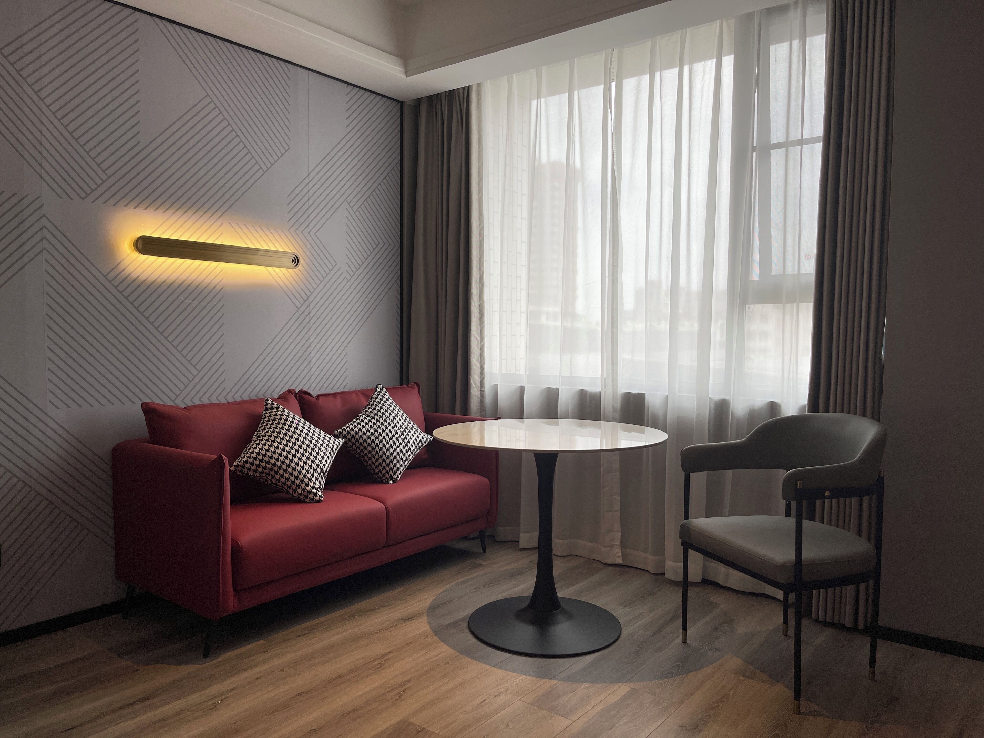 奢华双人房, 城市景观 | 起居区