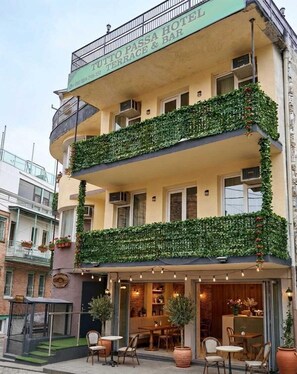Fassade der Unterkunft