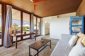 Living area - CASA SAN CARLOS Exquisite family house 300m from the village, 3km from the beach (Santa Eulària des Riu, Balearic Islands,)