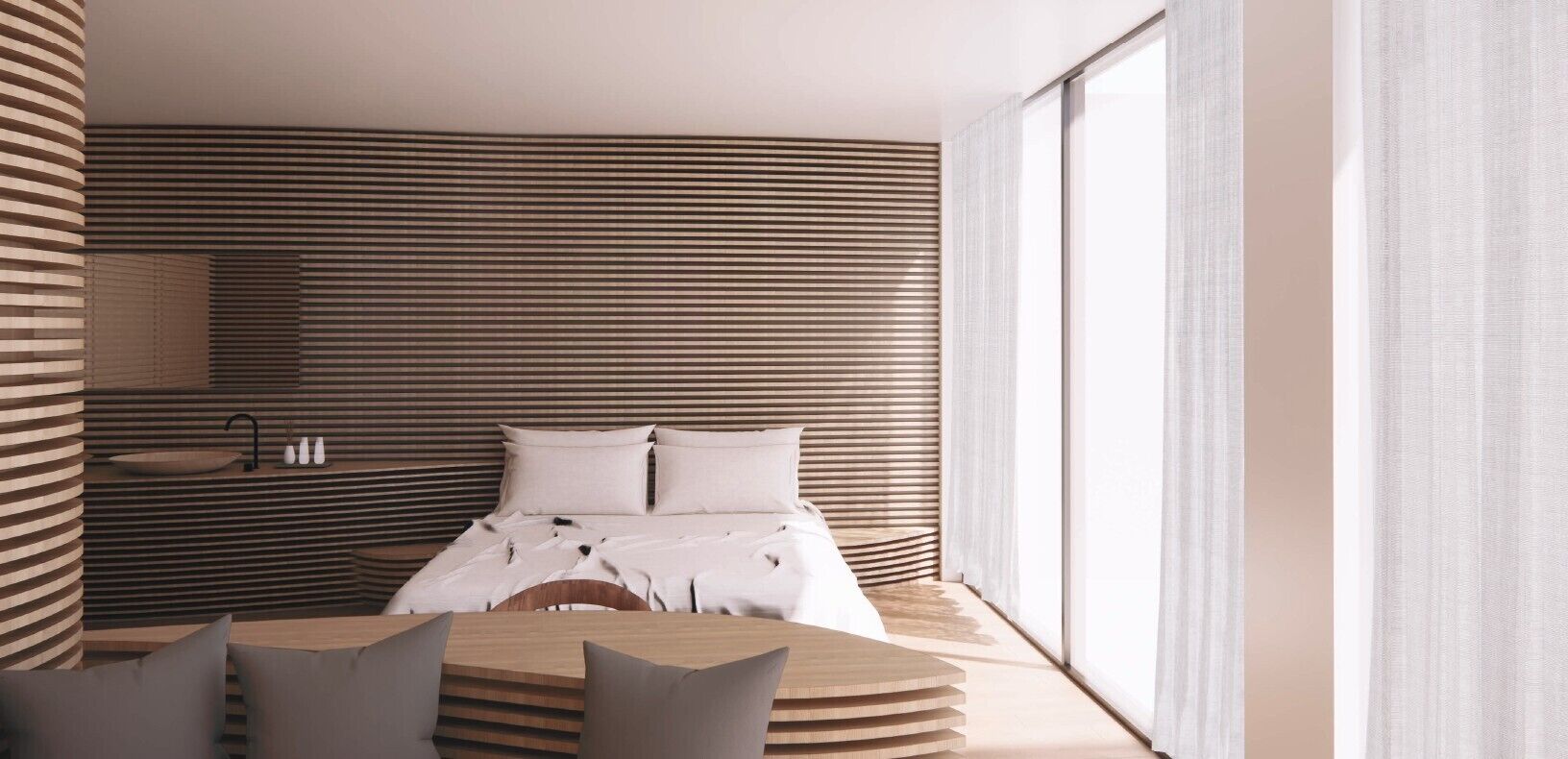 Rom – junior, balkong, sjøutsikt