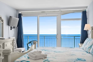 Iron/ironing board, free WiFi, bed sheets - Oceanfront 2 Bedroom W/ King Bed at Holiday Sands at South Beach (Myrtle Beach)