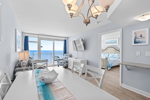 Dining - Oceanfront 2 Bedroom W/ King Bed at Holiday Sands at South Beach (Myrtle Beach)