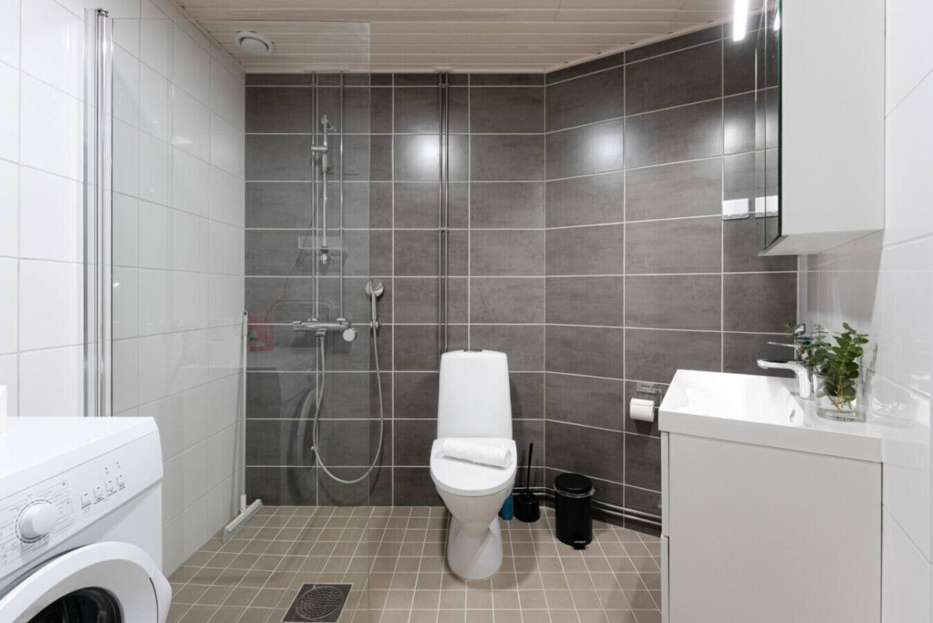 Hair dryer, towels