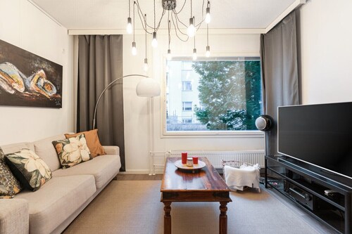 Pyynikki 1bd with own sauna, unique nordic design